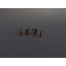 Комплект для плинтуса TwinC Chocolate-10