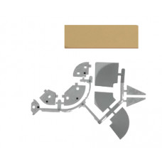 Комплект ФЭ Premium Line 679W золото матовое