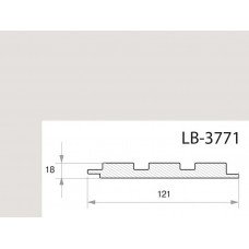 Профиль МДФ AGT LB-3771 18*121*2800 мм, супермат Сахара крем 3019