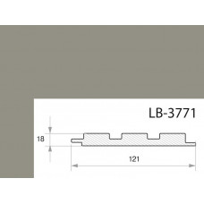 Профиль МДФ AGT LB-3771 18*121*2800 мм, супермат серый сафари 3020