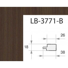 Профиль МДФ AGT LB-3771-B 18*38*2800 мм, дуб техас 3037