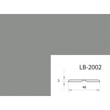 Профиль МДФ AGT LB-2002 3*48*2800 мм, супермат серый бесконечный 3017
