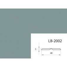 Профиль МДФ AGT LB-2002 3*48*2800 мм, супермат, макарон грин 3015