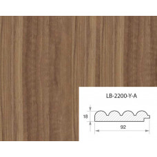 Профиль МДФ AGT LB-2200-Y-A 18*92*2800 мм, новый светлый орех 239