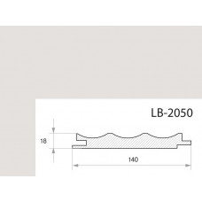Профиль МДФ AGT LB-2050 18*140*2800 мм, супермат Сахара крем 3019