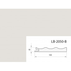 Профиль МДФ AGT LB-2050-B 18*133*2800 мм, супермат Сахара крем 3019