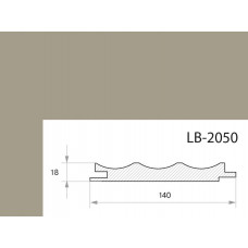 Профиль МДФ AGT LB-2050 18*140*2800 мм, супермат новый серый 729