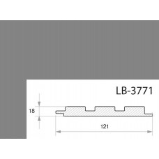 Профиль МДФ AGT LB-3771 18*121*2800 мм, супермат серый камень 728