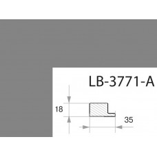 Профиль МДФ AGT LB-3771-A 18*35*2800 мм, супермат серый камень 728