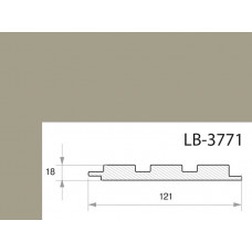 Профиль МДФ AGT LB-3771 18*121*2800 мм, супермат новый серый 729