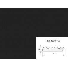 Профиль МДФ AGT LB-2200-Y-A 18*92*2800 мм, супермат черный 723