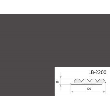 Профиль МДФ AGT LB-2200 18*100*2800 мм, супермат серый шторм 726
