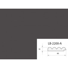 Профиль МДФ AGT LB-2200-A 18*90*2800 мм, супермат серый шторм 726