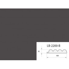 Профиль МДФ AGT LB-2200-B 18*100*2800 мм, супермат серый шторм 726