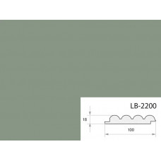Профиль МДФ AGT LB-2200 18*100*2800 мм, супермат релакс грин 735