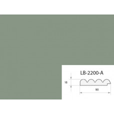 Профиль МДФ AGT LB-2200-A 18*90*2800 мм, супермат релакс грин 735