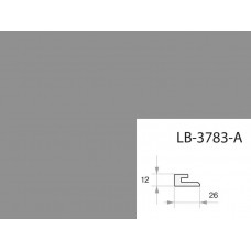 Профиль МДФ AGT LB-3783-A 12*26*2800 мм, супермат серый бесконечный 3017