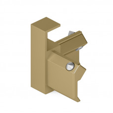 Уголки соед. полки с подсветкой, 4 шт Золото, CN