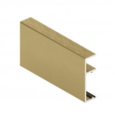 Профиль полки с подсветкой Золото крацованное, L=5,4м