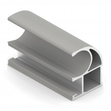 Вертикальный профиль С Серый кашемир, 5,4м